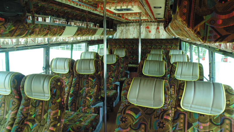 Karthik Travels vehicle interior