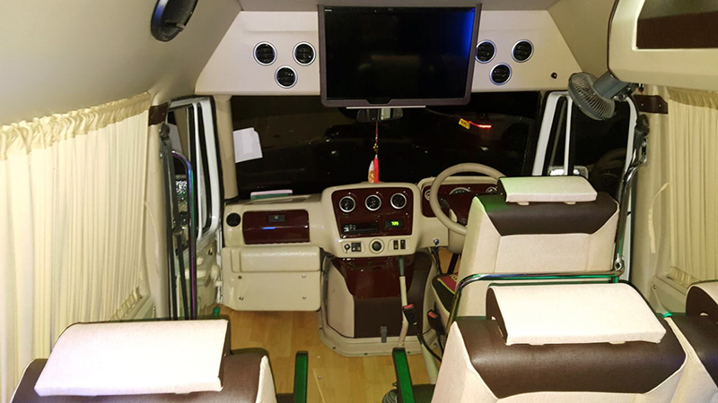 Karthik Travels traveller interior