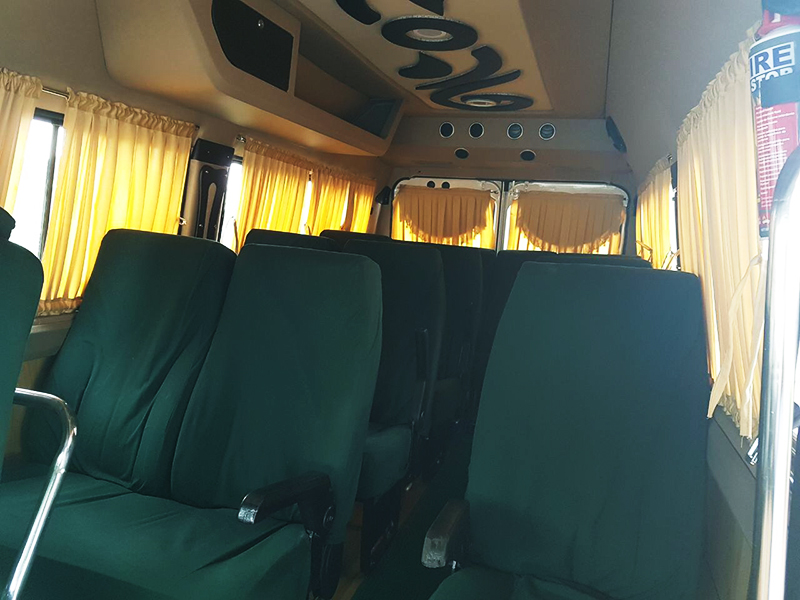 Karthik Travels bus seating